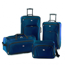 American Tourister Luggage Fieldbrook II 4 Piece Set, Moroccan Blue