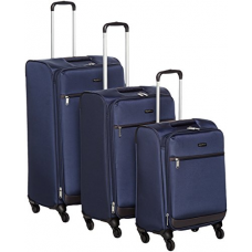 AmazonBasics Softside Spinner Luggage - 3 Piece Set (21