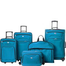 American Tourister Wakefield 5 Piece Luggage Set - eBags Exclusive (Teal Blue)