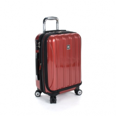 Delsey Luggage Helium Aero International Carry On Expandable Spinner Trolley, Brick Red, One Size
