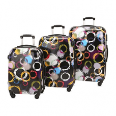 3 Piece Luggage Set Durable Lightweight Hard Case pinner Suitecase 20in24in28in LUG3 PC10 Dream Circle