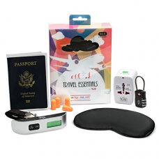 6 in 1 Travel Accessories Kit - TSA Lock, Luggage Scale, Travel Adapter, Gift