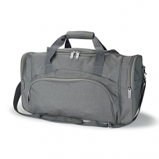 DALIX Signature Travel or Gym Duffle Bag in Gray