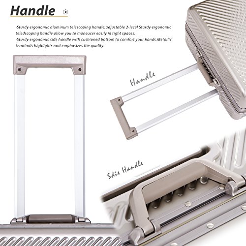 flieks aluminium frame luggage