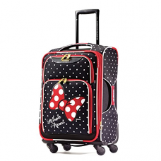 American Tourister Disney Minnie Mouse Red Bow Softside Spinner 21, Multi, One Size