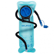 Gelindo Hydration Bladder 2.5 Liter Water Reservoir with Detachable Insulated Tube, BPA-Free Hydration Backpack Replacement for Hiking, Camping, Cycling, Hunting