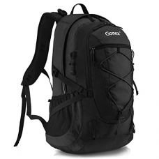 40L Hiking Backpack, Gonex Camping Outdoor Trekking Daypack Waterproof(Black)