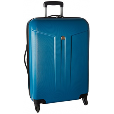 Delsey Luggage Comete 24 Inch Expandable 4 Wheel Spinner, Teal